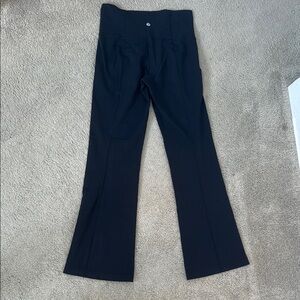 Lululemon Black Flared Yoga Pants